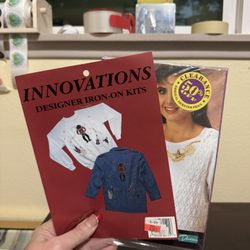 Vintage Innovations Iron-On Cowboy Kit And Seashells Kit  