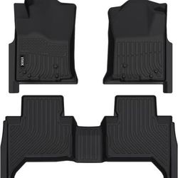 New Car Floor Mats Toyota Tacoma 2005-2011, Automotive All Weather Floor Liners for Toyota Tacoma, TPE Rubber Car Mats Front & Rear Non-Slip Odorless