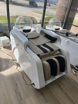 Massage head spa bed