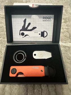 Ridge Key Organizer Set in Orange