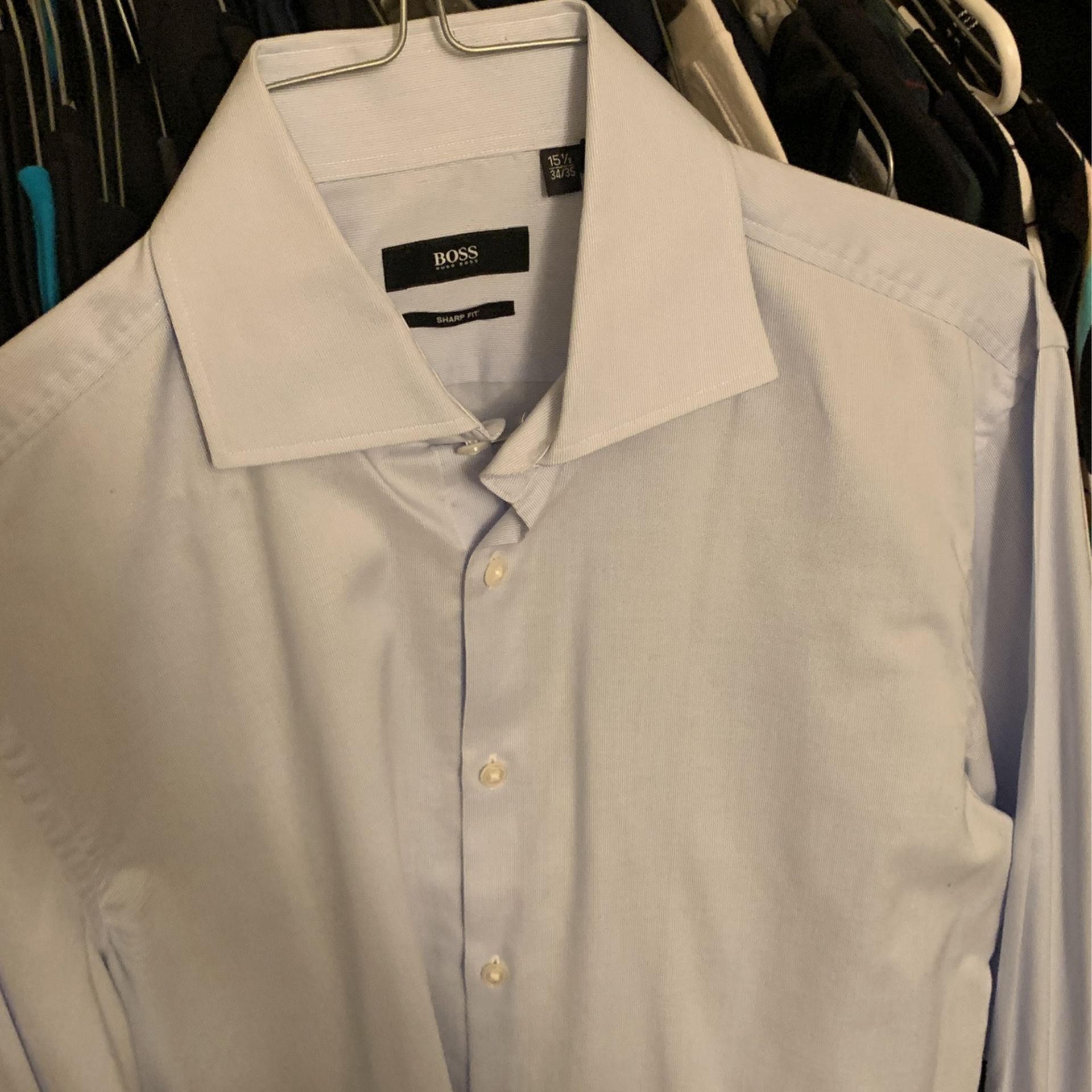 Brand New Hugo Boss Long sleeve Button Up,All Products : American Fashion Style Bags On Sale