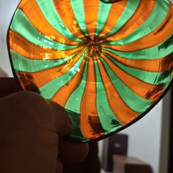 vintage Italian Murano art glass bowl