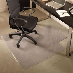 3 ES Robbins  Carpet Chair Mat 45"W x 53"D, Clear BRAND NEW