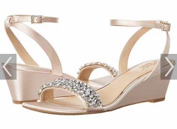 Badgley Mischka New Jewel Wedding / Prom Shoes 8