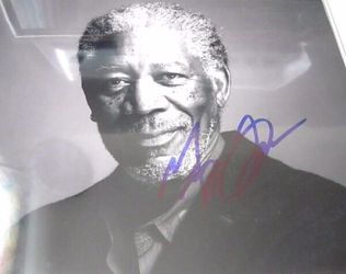Autographs Morgan Freeman Famous Actor W/COA  