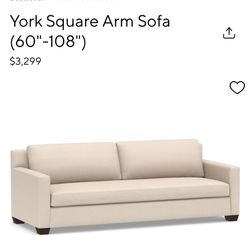 Pottery Barn sofa 