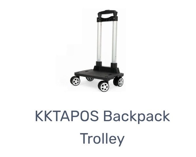 KKTAPOS Backpack Trolley