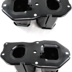 Bumper Bracket Front Left & Right Compatible with 2013 2014 2015 Honda Civic Replacement for HO1067117, HO1066117 Steel