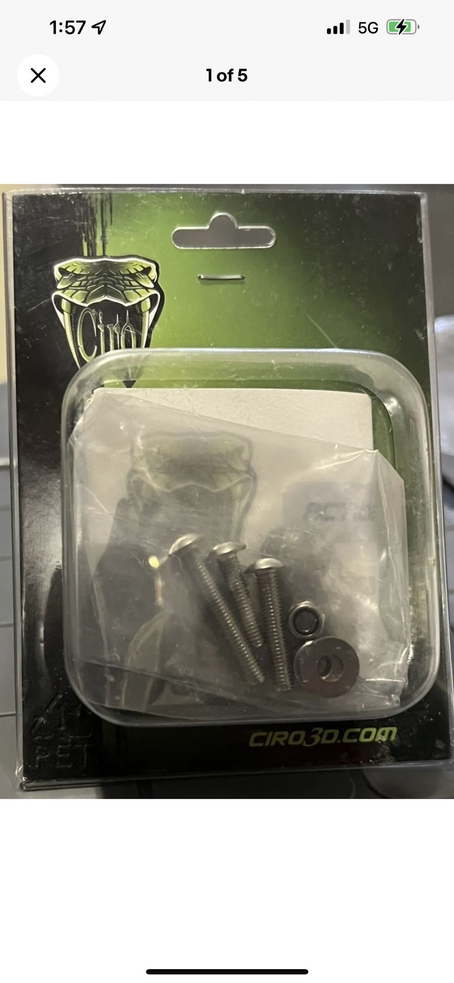 Ciro WASPcam/GoPro Action Camera Mount Adapter for Some Motorcycles & SportBikes