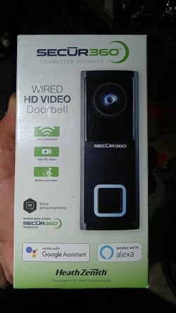 SECUR360 WIRED HD VIDEO DOORBELL