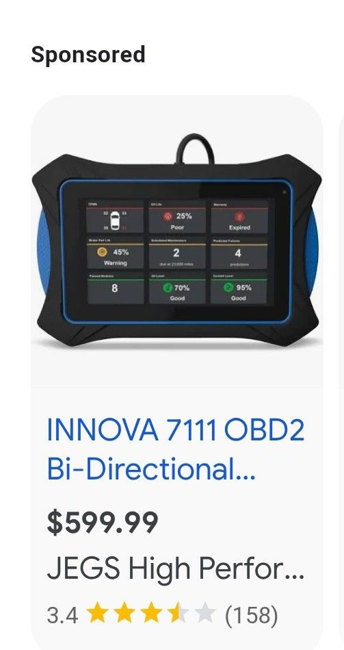 INNOVA OBD 7111 TABLET DIAGNOSTIC