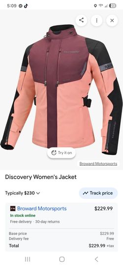 Women motorcycle jacket
