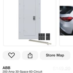 ABB Indoor NEMA1 200Amp Breaker Box
