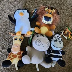 Madagascar Plushies