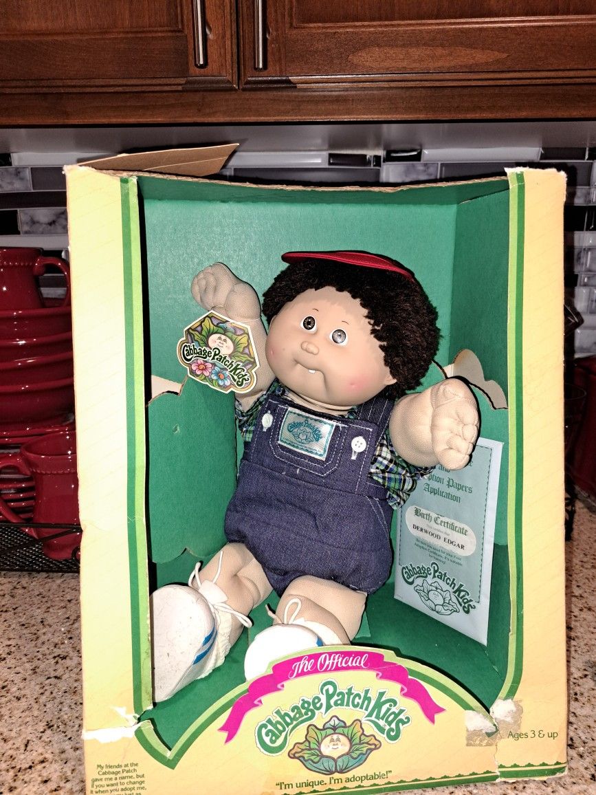 Original Cabbage Patch Kids Doll 1984 Carl Ruben W/ Birth