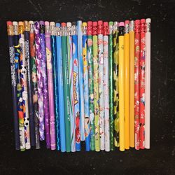 27 Unsharpened Unused Colorful Pencils