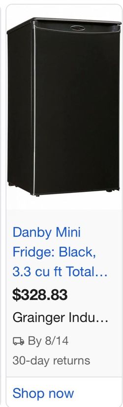 Danby 3.4 Cu. Ft. Compact Mini Fridge w/ Freezer — Great Condition