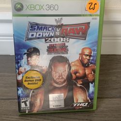 WWE Smack Down Vs Raw 2008 Xbox 360