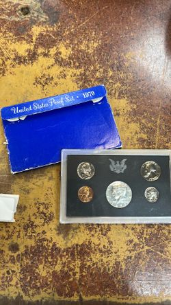 1970 us mint proof set USD coins