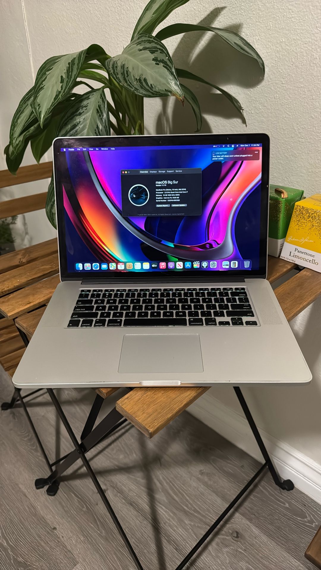 2014 MacBook Pro 500 Gb