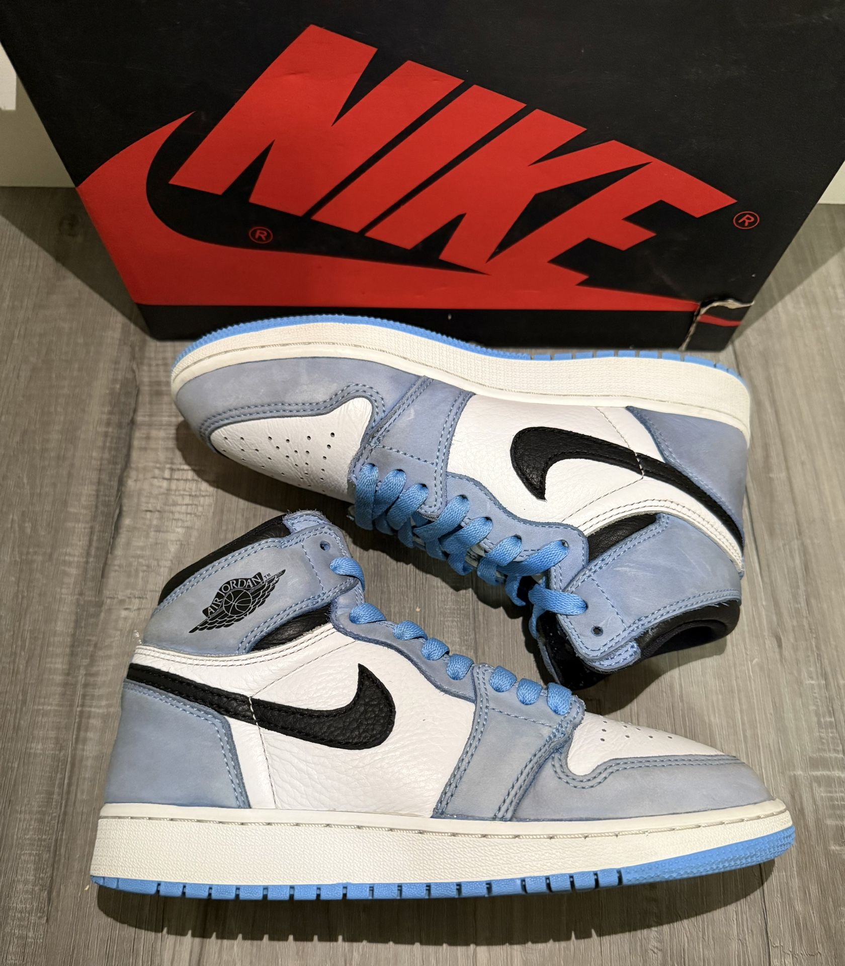 2021 Air Jordan 1 Retro High OG ' University Blue ‘ ( Size : 5.5Y )