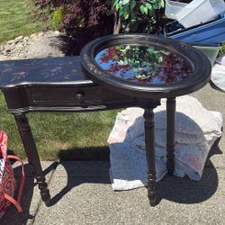 Small Table With Matching Mirror