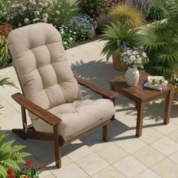 1 Outdoor Tufted Patio Chair Cushion in Beige❗️ BRAND NEW