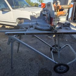 RIGID MITER SAW WITH STAND INCLUDED