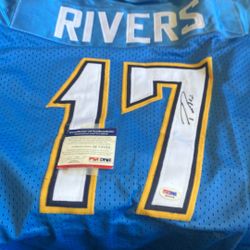 Signed football jersey