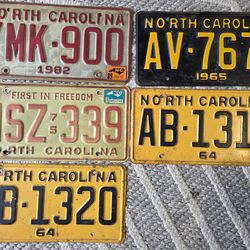Vintage License Plate