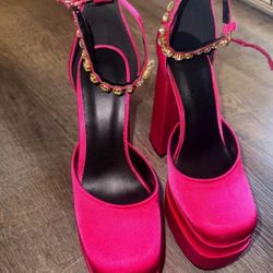 Pink Platform Heels