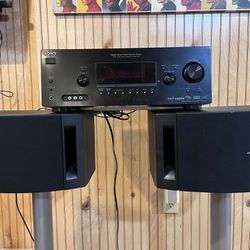 Bose speakers And Stereo Receiver 