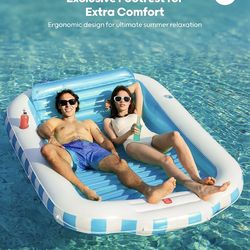 QPAU new inflatable tanning pool 82X 60