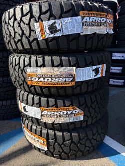‼️🚨vendo set de llantas Lt 265 75 16 arroyo tires R/T