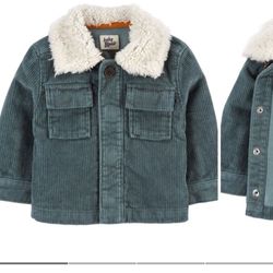 Oshkosh Set Size 24 Months Sherpa Collar Corduroy Jacket