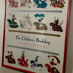 Framed Contemporary “The Twelve Knights Of Christmas” Print. By Helmut Nickel