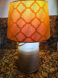 Lamp country style 14in