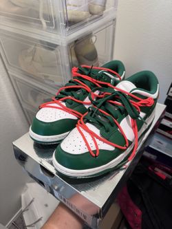 Off-White Dunk Low Pine Green Size 10.5