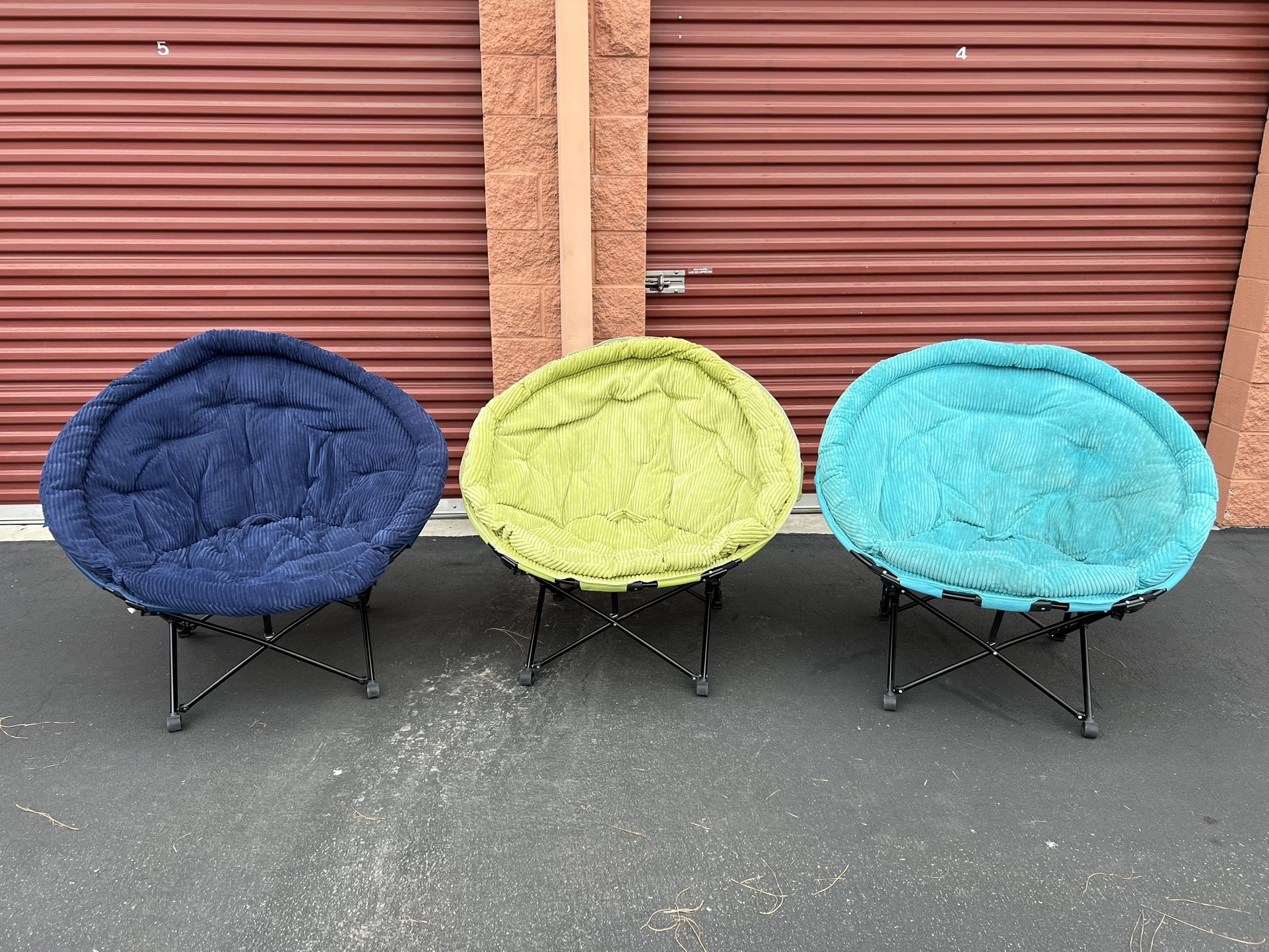 Big Size Collapsible Sphere Moon Chair Steel Frame ($40 Each, $100 For All)