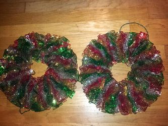 CHRISTMAS REEF WITH LIGHTS.