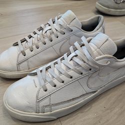 Nike Blazer White leather mens 8.5 $20