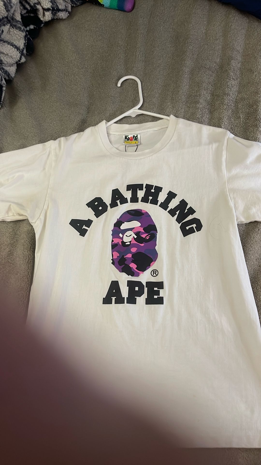 Purple Camo Bape Shirt