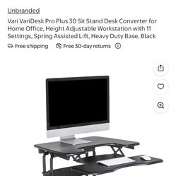 VariDesk Pro Plus 30 Sit Stand Desk 