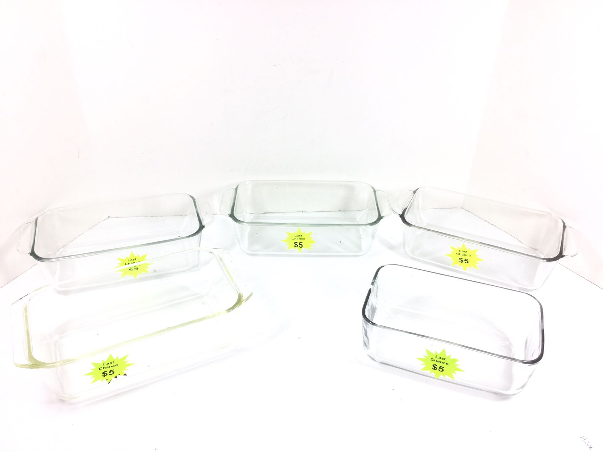 Variety of Pyrex Glass Loaf Pans