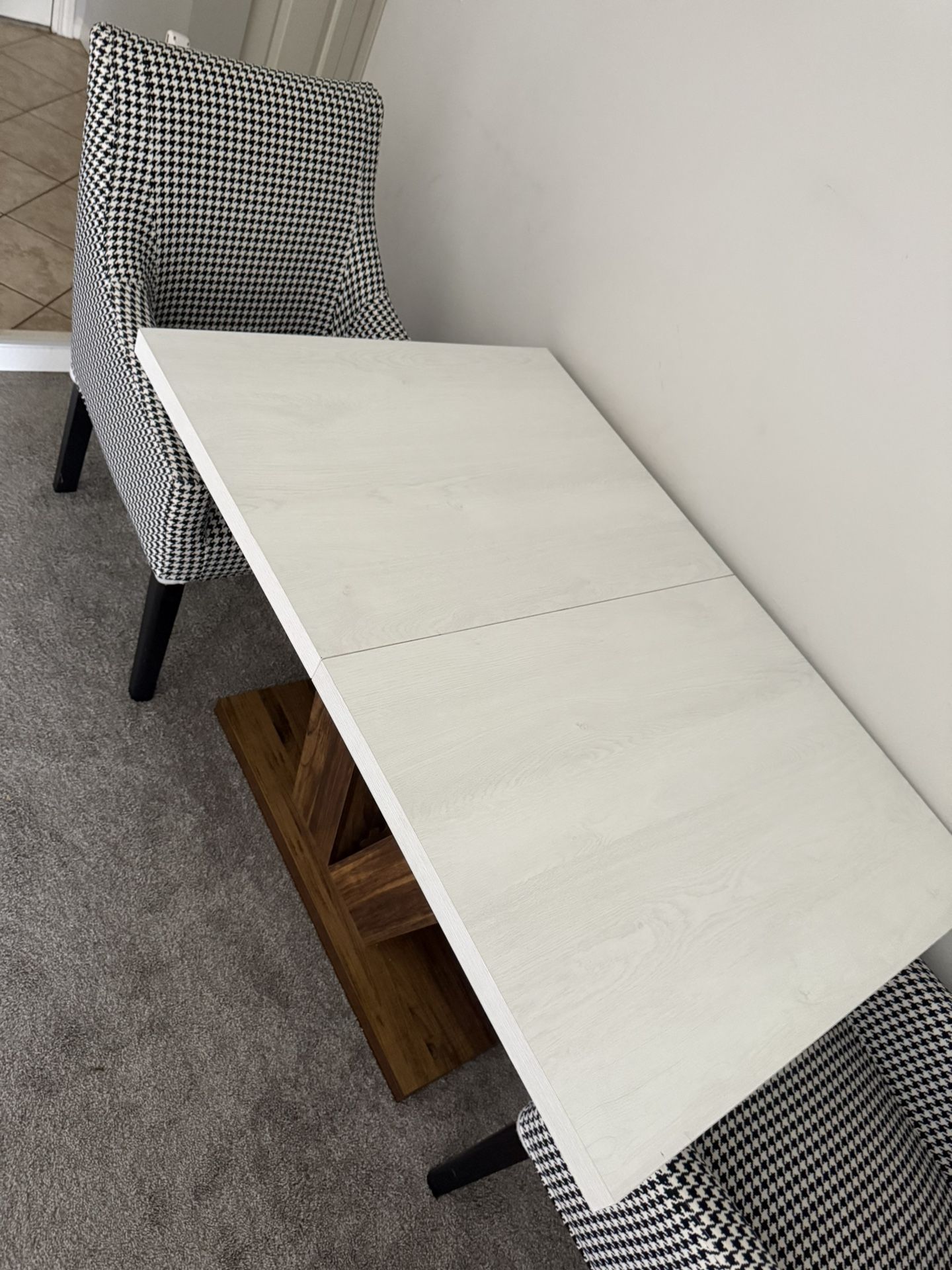 White Dining Table With Chairs