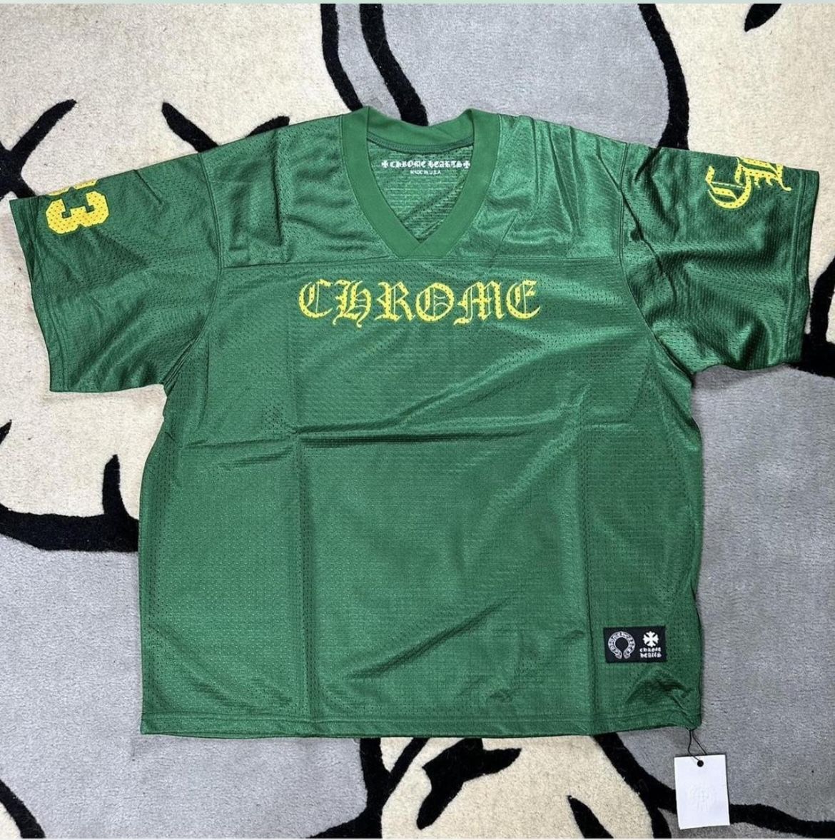 Green Chrome Heart Jersey