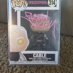 Autographed Funko POP! Deadpool: Cable 314 | Signed by Fabian Nicieza