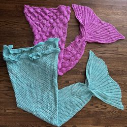 Mermaid Tail Blankets 