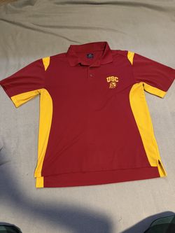 USC Trojans red polo shirt