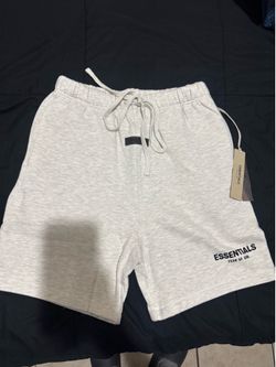 light grey essentials shorts